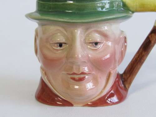 Vintage original Beswick Character Jug "Micowber" no.674, 8.5cm deep, excellent condition