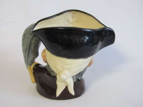 Original vintage 1951 Large Royal Doulton Character Jug "Long John Silver" D6335, 18.5cm, like new