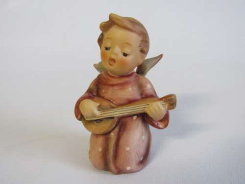 Original vintage 1951 Goebel Figurine "Angel Serenade" 214D, W. Germany, 8cm tall, like new