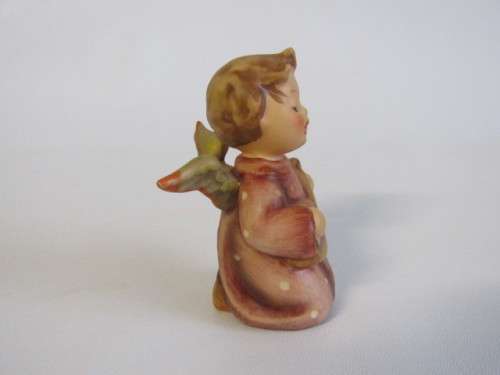 Original vintage 1951 Goebel Figurine "Angel Serenade" 214D, W. Germany, 8cm tall, like new