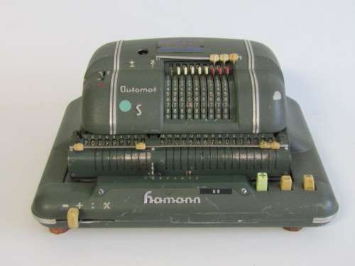 Antique Hamann Automat Pinwheel Electromechanical Calculator in excellent condition, 34x 26cm, 12Kg