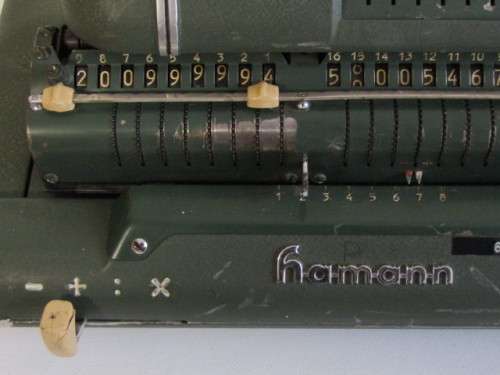 Antique Hamann Automat Pinwheel Electromechanical Calculator in excellent condition, 34x 26cm, 12Kg