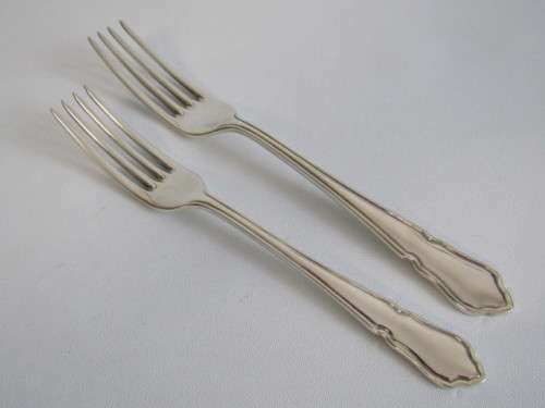 9 Piece vintage Hallmarked silverplated matching Cutlery, Sheffield England, Spoons and Forks