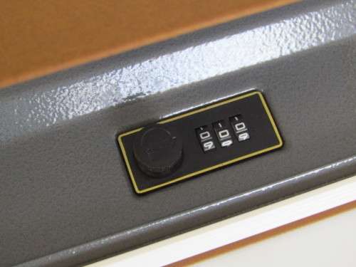 Book Safe, combination Lock "New English Dictionary" metal construction, 26cm x 20cm x 6cm