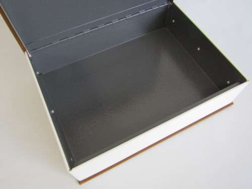 Book Safe, combination Lock "New English Dictionary" metal construction, 26cm x 20cm x 6cm