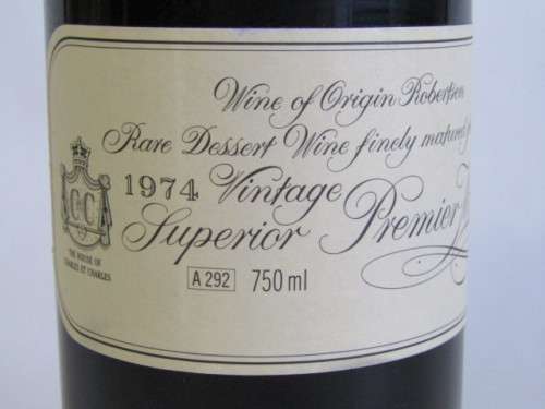 1974 House of Charles 16 year Superior Premier Muscadel, 750ml, Limited, sealed and full