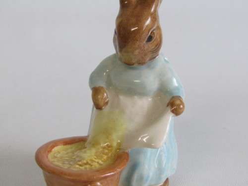 Original vintage collectable Beswick Beatrix Potter Figurine "Cecily Parsley", 1965, 10cm, excellent