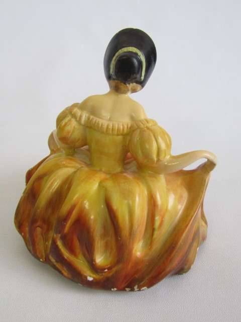 Lot of 3 very old porcelain figurines; 19th Century earthenware, Staffordshire and Wade