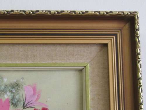 Original Jana Du Toit oil on board Painting, Flowers, 50cm x 40cm, investment Art (Value R3000+)