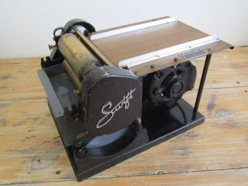Original vintage John M Campbell Swift Rotary electric Gluer Machine, excellent and working, 25Kg