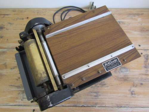 Original vintage John M Campbell Swift Rotary electric Gluer Machine, excellent and working, 25Kg