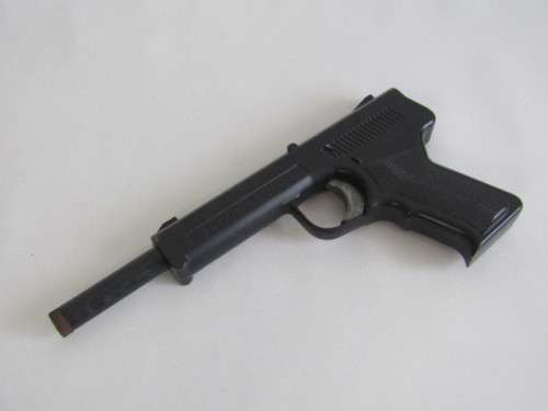 A Phoenix G50 4.5mm Air hand Pistol, England, metal construction, 25cm long