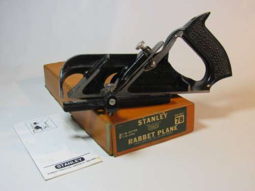 Complete vintage Stanley No. 78 Rabbet Plane in original Box, like new condition (value R650+)