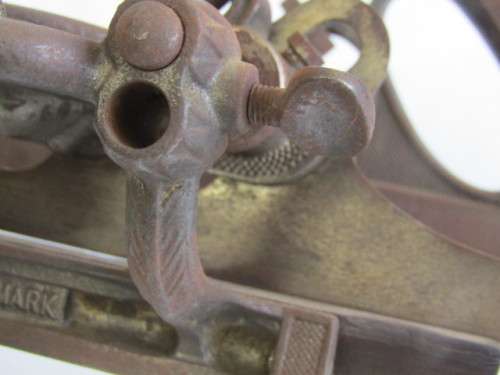 Antique Stanley No. 55 Combination Plane with wooden handles, Stanley Rule & Level Co. Blade
