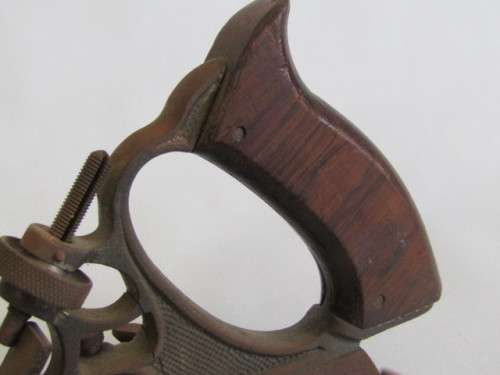 Antique Stanley No. 55 Combination Plane with wooden handles, Stanley Rule & Level Co. Blade