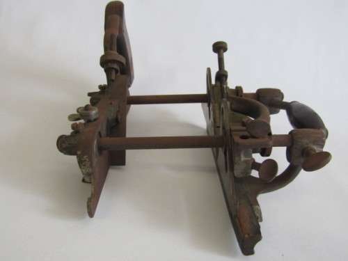 Antique Stanley No. 55 Combination Plane with wooden handles, Stanley Rule & Level Co. Blade