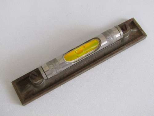 Vintage Cast Iron precision Spirit Level, Stanley No.34 USA, 15.5cm long, excellent and working