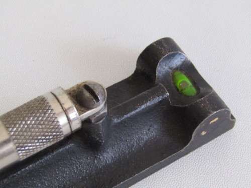 Vintage Cast Iron precision Spirit Level, 20.5cm long, excellent and working condition
