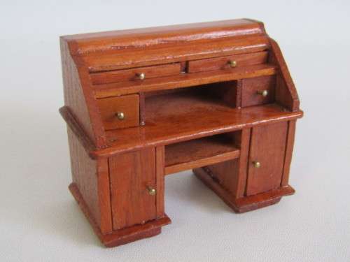 Job Lot of 6 Wooden Doll House Furniture and Decorations, opening Doors and Drawers (others avail)
