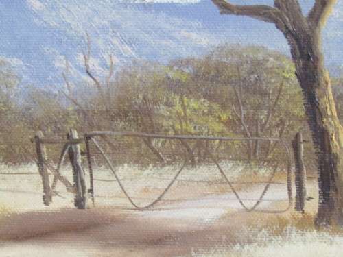 Large Original Hennie Coetzee (SA 20th) Oil on Canvas on Board Framed Painting, 65cm x 43cm