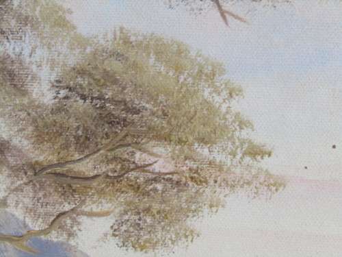 Large Original Hennie Coetzee (SA 20th) Oil on Canvas on Board Framed Painting, 65cm x 43cm