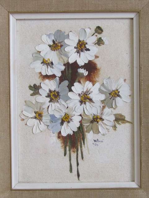 Pair of original Wilme Smit oil on board framed Paintings with certificates, dated 1982, 19cm x 14cm