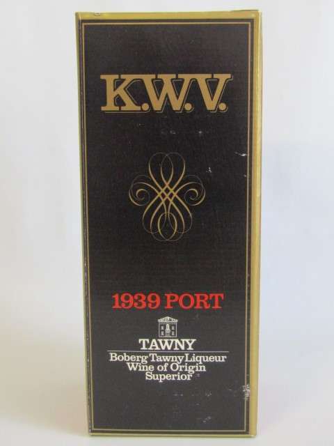 KWV 1939 Tawny Port, Boberg, Boxed sealed and full, 750ml - (value R2500+)