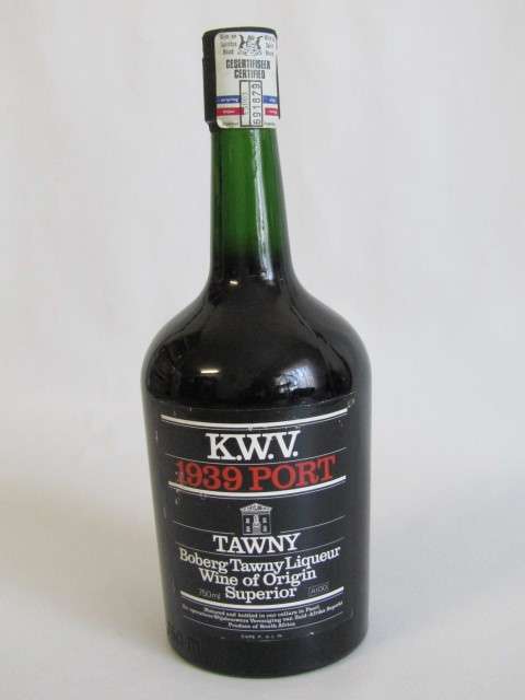 KWV 1939 Tawny Port, Boberg, Boxed sealed and full, 750ml - (value R2500+)