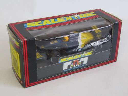 Boxed Scalextric electronic model racing Slot Car, Hornby, 12Vdc, Minardi F1, C.184, mint