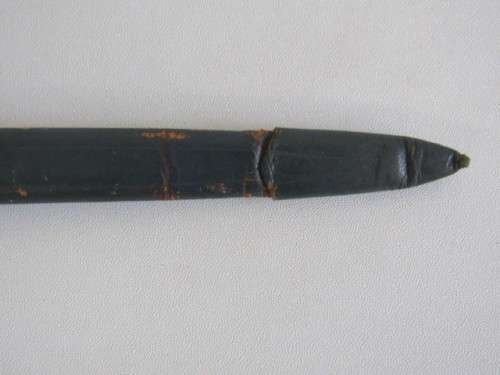 Vintage original C Jul Herbertz, Solingen Germany Dagger with Ivory Handle and Leather Sheath, 36cm