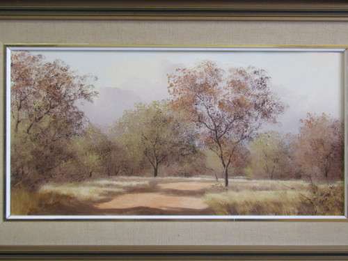 Original Thomas Hacking (20th Century) Oil on Board Painting, with COA and dated 1979, 59cm x 29cm,