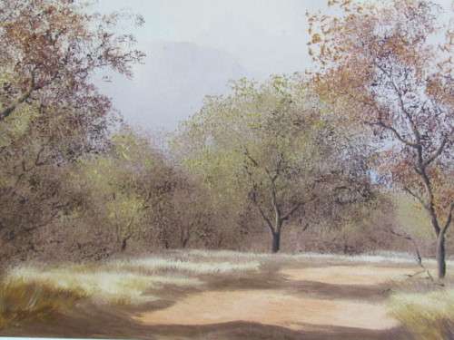 Original Thomas Hacking (20th Century) Oil on Board Painting, with COA and dated 1979, 59cm x 29cm,
