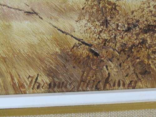 Original Thomas Hacking (20th Century) Oil on Board Painting, with COA and dated 1979, 59cm x 29cm,