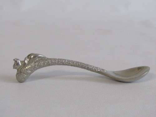 Lot of 3 original Designer Pewter Spoons, Carrol Boyes and Jenna Clifford, excellent condition