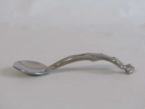Lot of 3 original Designer Pewter Spoons, Carrol Boyes and Jenna Clifford, excellent condition