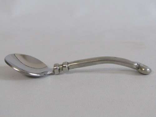 Lot of 3 original Designer Pewter Spoons, Carrol Boyes and Jenna Clifford, excellent condition