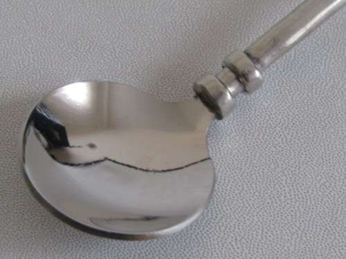 Lot of 3 original Designer Pewter Spoons, Carrol Boyes and Jenna Clifford, excellent condition