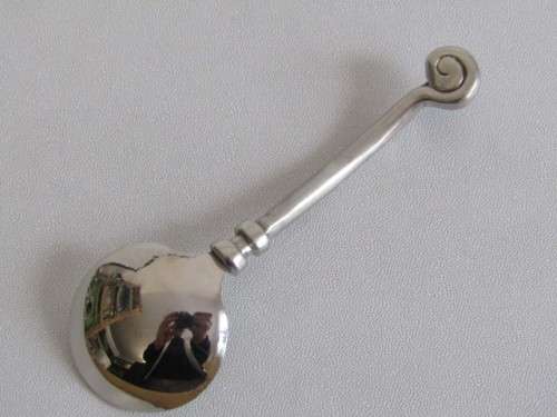 Lot of 3 original Designer Pewter Spoons, Carrol Boyes and Jenna Clifford, excellent condition