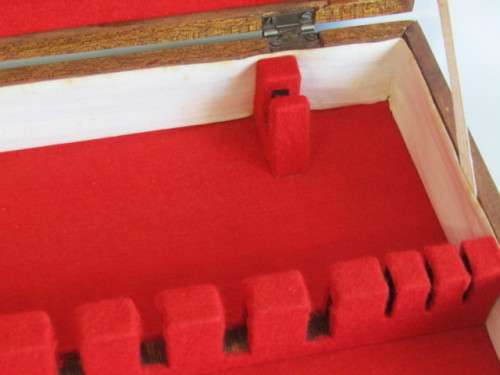 Large vintage solid Oak Cutlery Canteen in excellent condition, 60cm x 30cm x 8.5cm