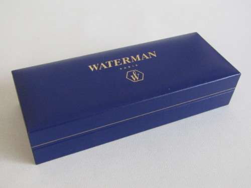 Vintage original Waterman retractable lead Pencil in Red and gold plated, original Case, excellent