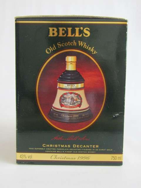 Original 1996 Christmas Bells Old Scotch Whisky, 750ml, original Box, sealed and full