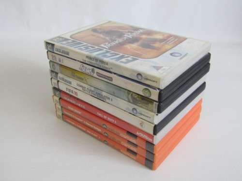 Lot of 9 original PC DVD Games, Sims 3 - Dragon Valley, Red Alert 3, C & C 3, Call of Duty 2, etc.