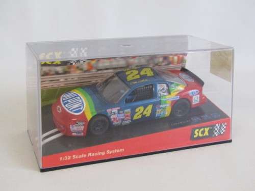 Vintage 1998 release scale Model Slot Car, SCX Chevrolet Nascar "Du Pont", original Case, excellent