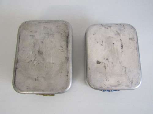 Set original old SADF Dixie Pans, 18cm x 14cm