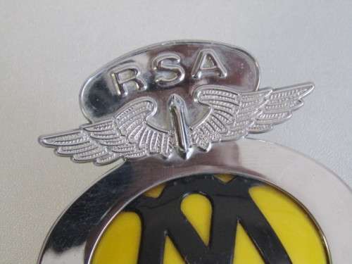 Original vintage AA Car Badge with original AA Documents, excellent condition