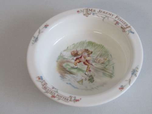 Vintage original Royal Albert - Beatrix Potter small Bowl "Mr Jeremy Fisher" 1986, excellent, 16cm