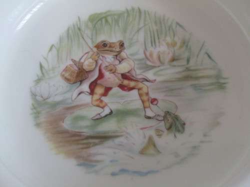 Vintage original Royal Albert - Beatrix Potter small Bowl "Mr Jeremy Fisher" 1986, excellent, 16cm