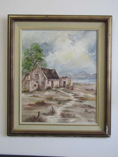 Estelle Botha Oil on Board Framed Painting, dated '87, 47x 38cm **Crazy R1 Start - Value R1500+**