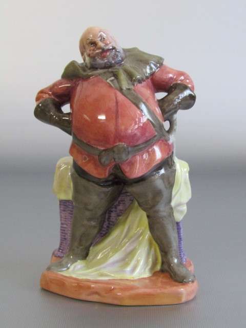 Vintage 1949 original Royal Doulton "Falstaff" porcelain Figurine, HN2054, England, 18cm