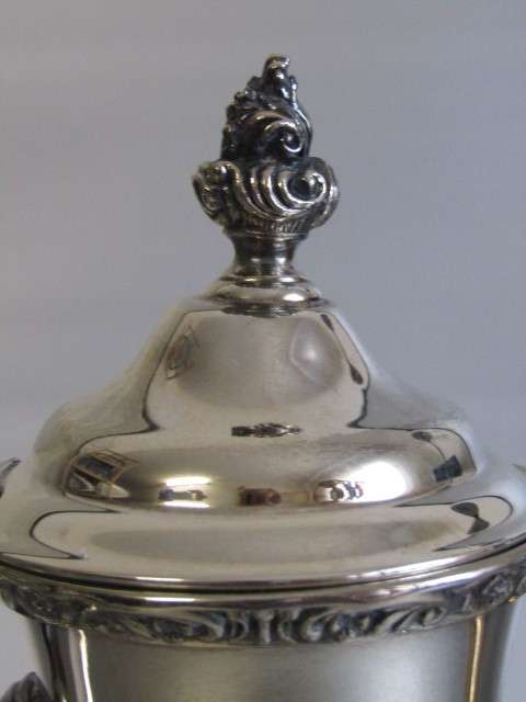 Vintage 4 piece Galleon silverplated Tea and Coffee serving Set, large Pots 25cm